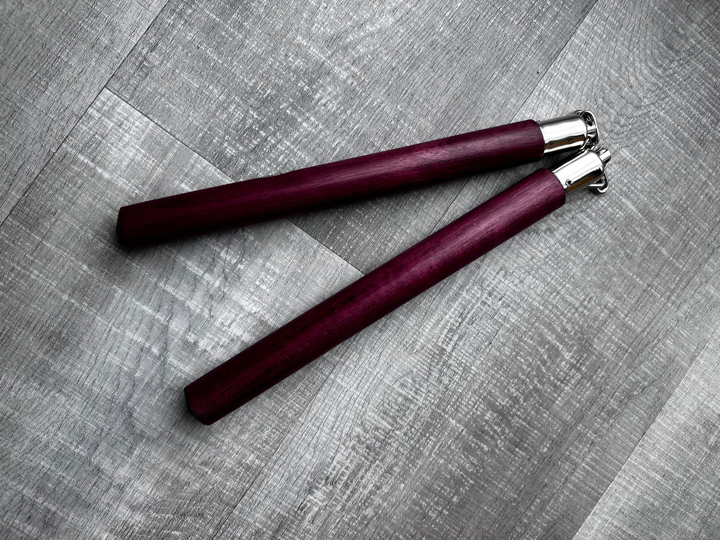 Purpleheart nunchaku