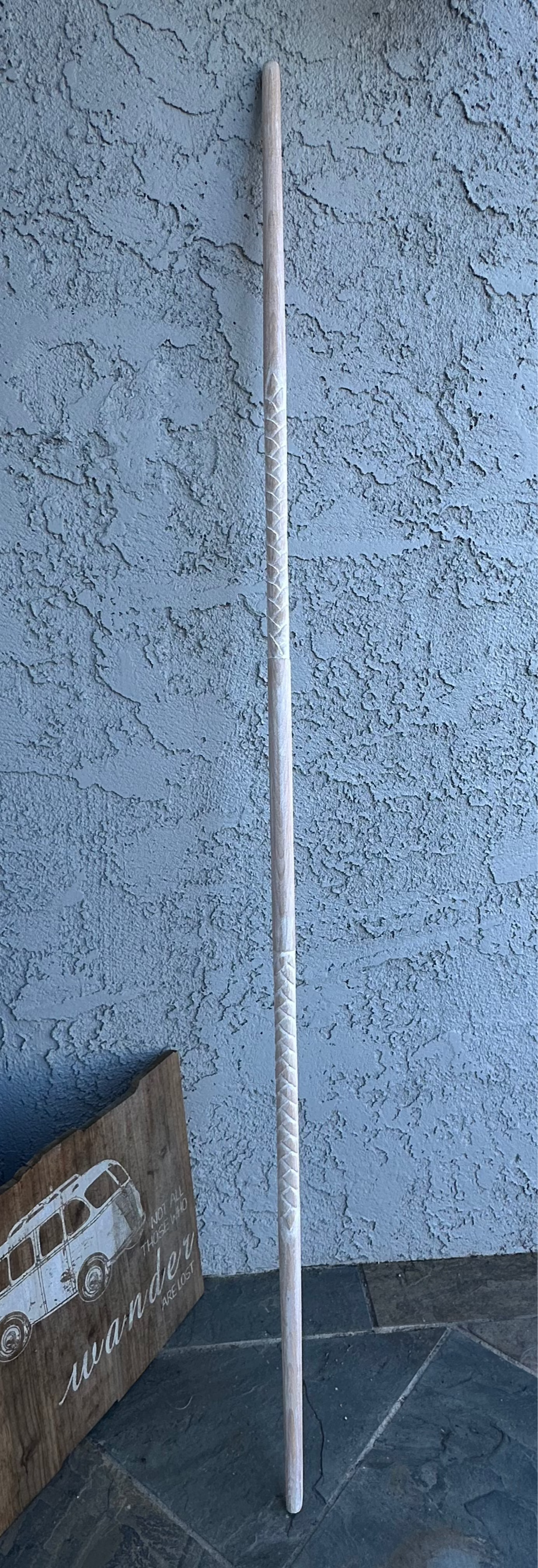 White Wheat Bo Staff