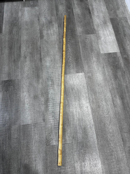 Natural White Wax Bo Staff