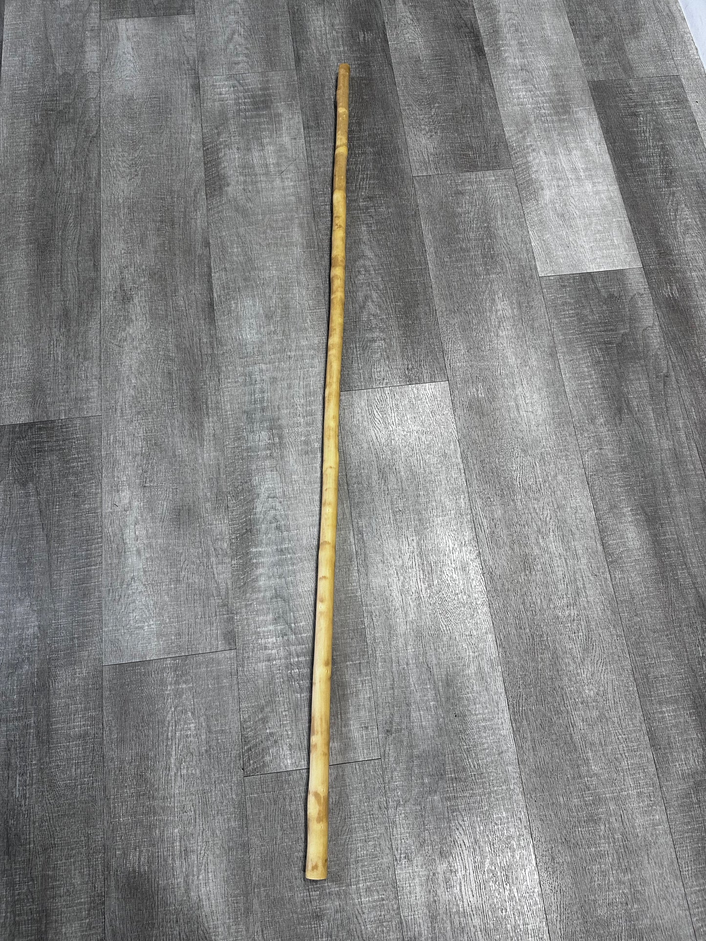 Natural White Wax Bo Staff