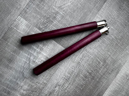 Purpleheart nunchaku