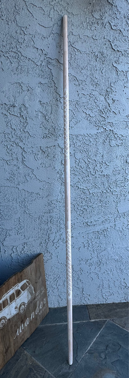 White Wheat Bo Staff